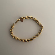 Load image into Gallery viewer, Oroton Gold Tone Rope Bracelet
