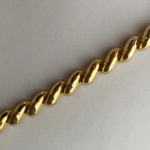 Load image into Gallery viewer, Vintage Hammered Gold Tone Bracelet
