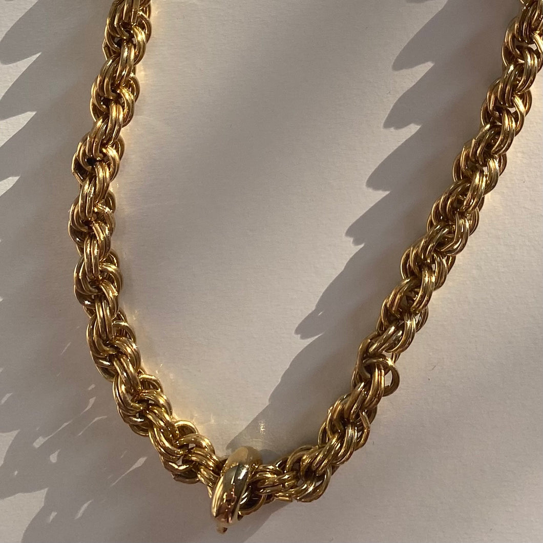 Pre-loved Gold Tone Chunky Link Chain