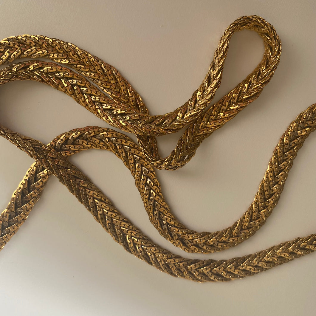 1980s/1990s Vintage Napier Braided Chain