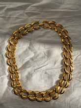 Load image into Gallery viewer, 1980s Vintage Napier Gold Tone Double Link Chain
