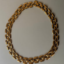 Load image into Gallery viewer, 1980s Vintage Napier Gold Tone Panther Chain

