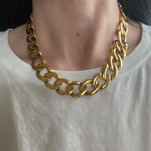 Load image into Gallery viewer, 1980s Vintage Napier Gold Tone Link Chain
