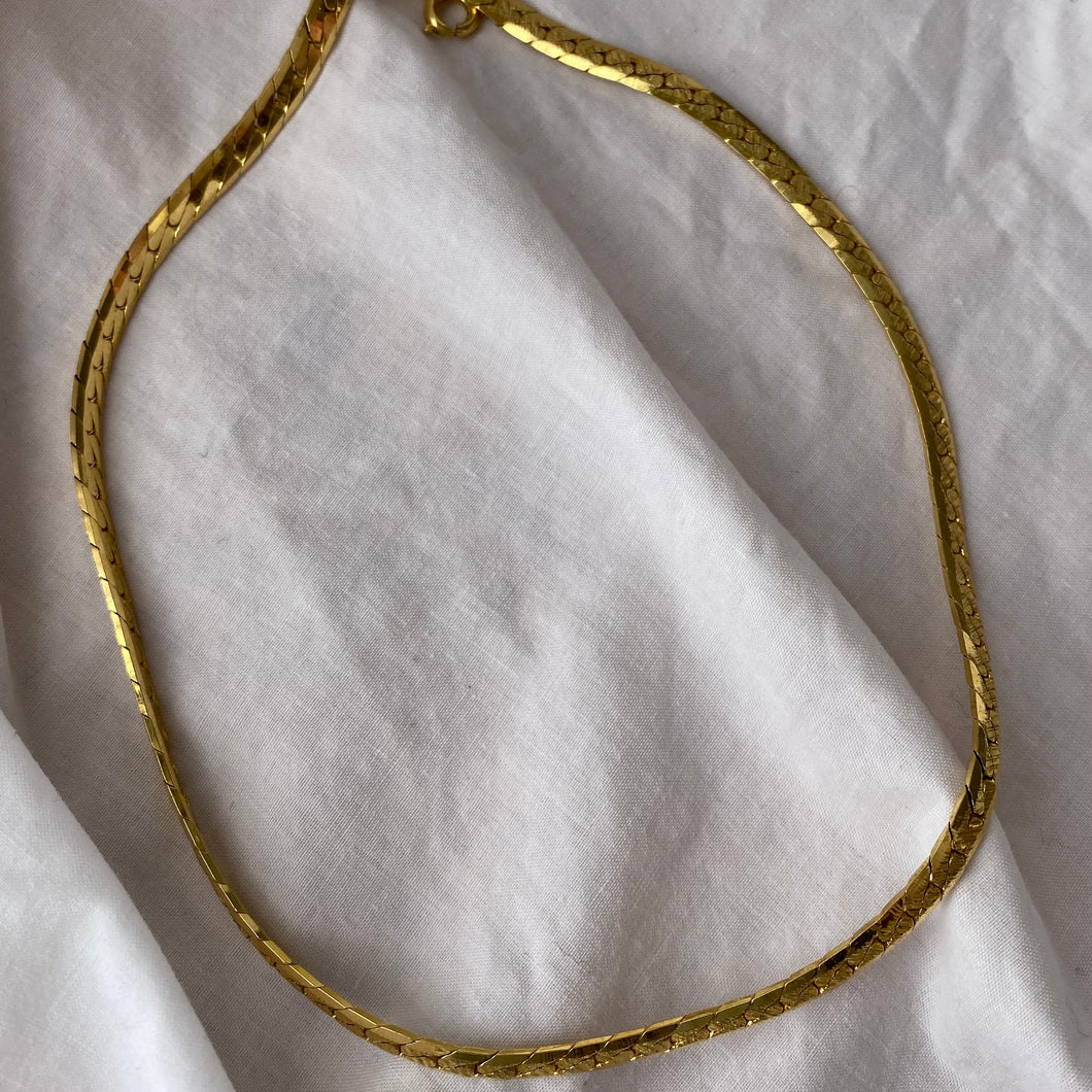Pre-loved Large Link Herringbone Chain